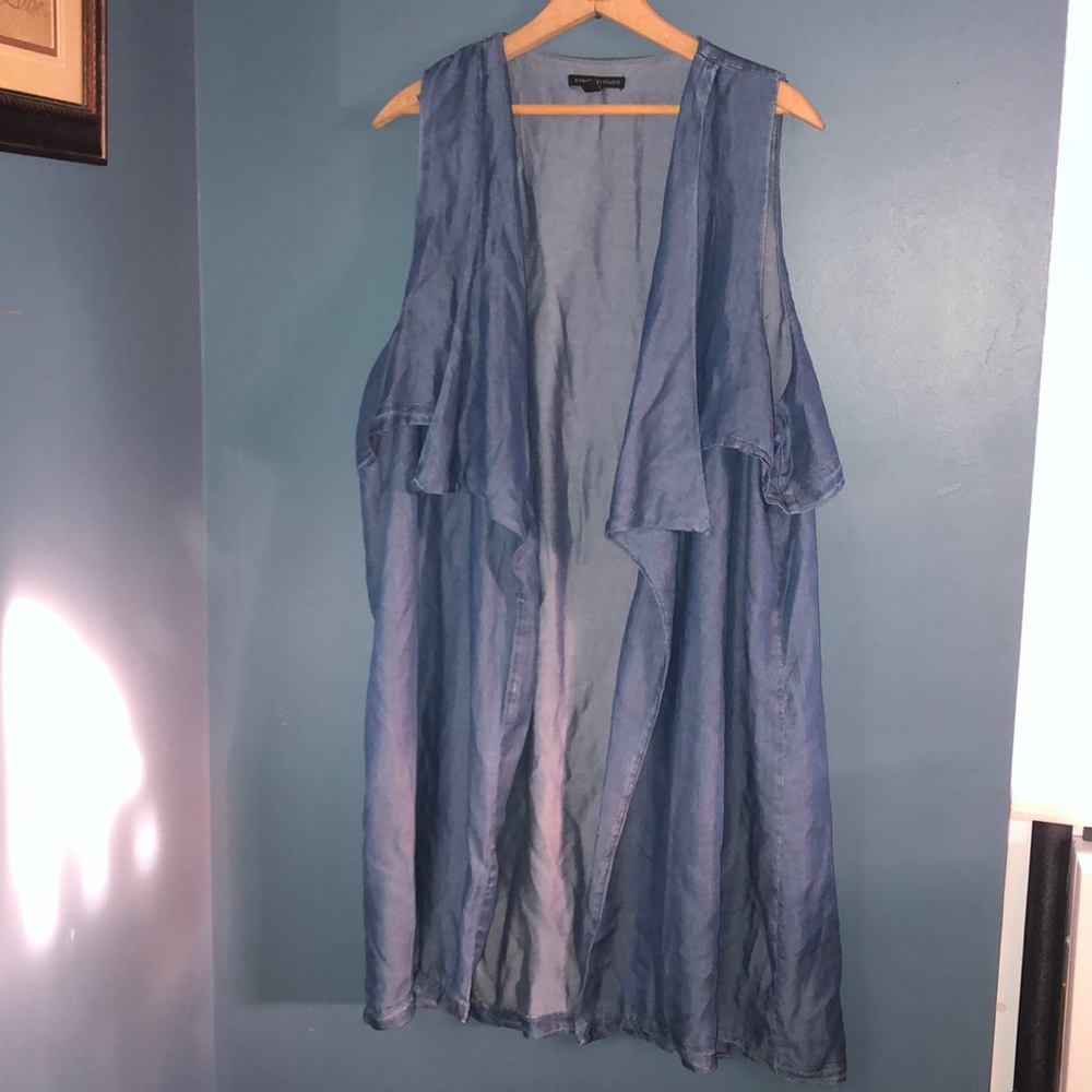 Signature Studios Blue Jean Vest/Jacket